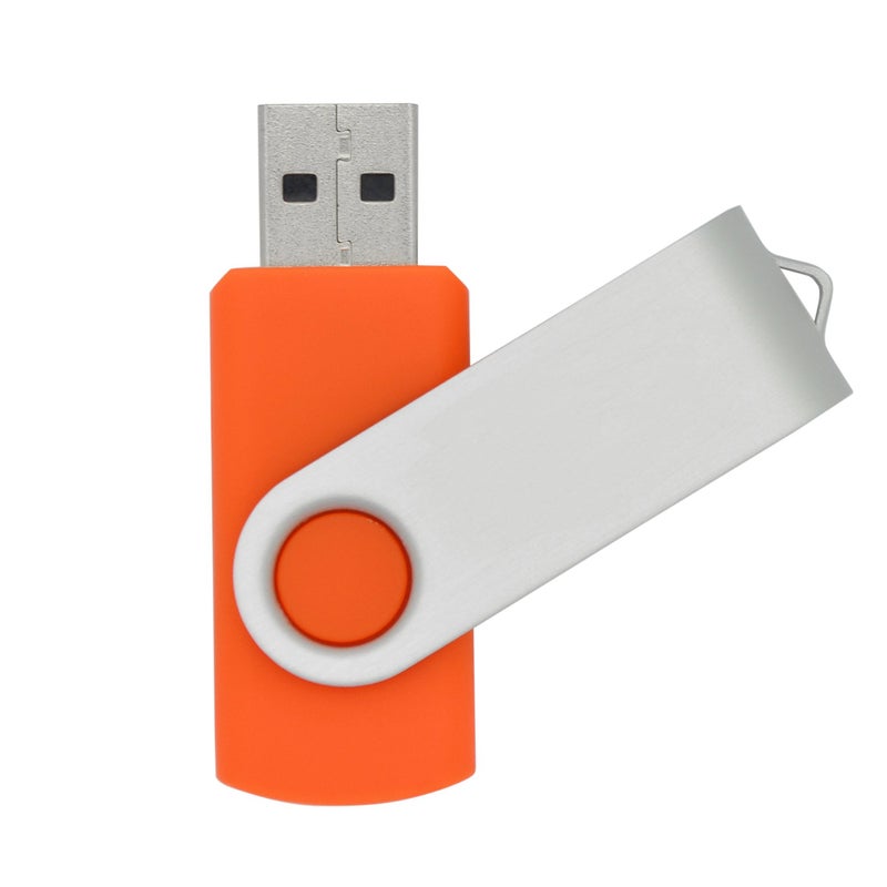 VICFUN VICFÃ¼N 10 Pack USB Flash Drive 8GB Flash Drive Bulk USB 2.0 Thumb Drive Orange - Image 2